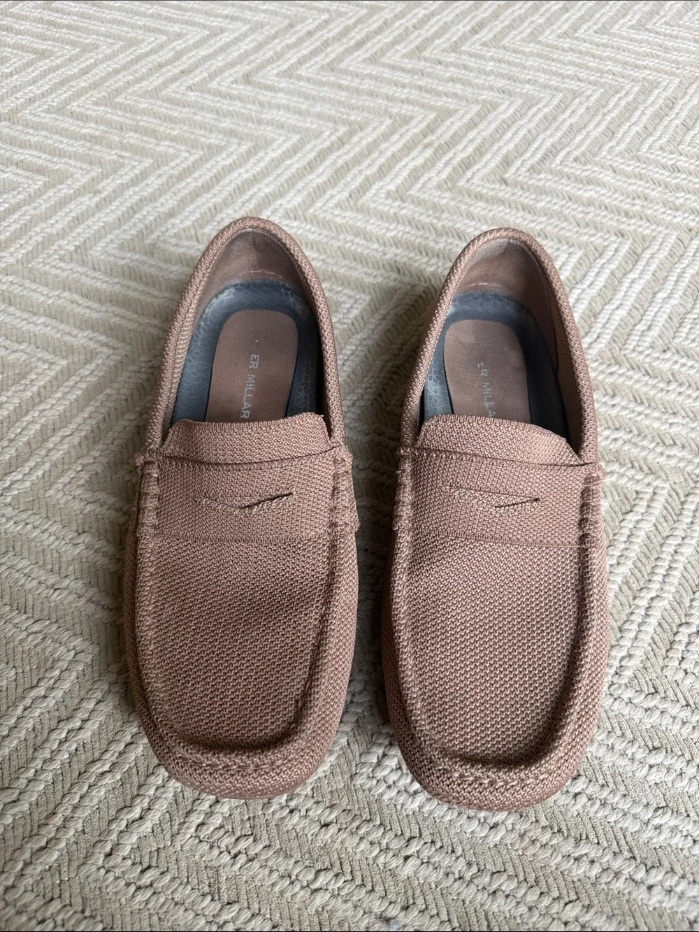 Peter Miller Cruise Crown Knit driver shoes size 8